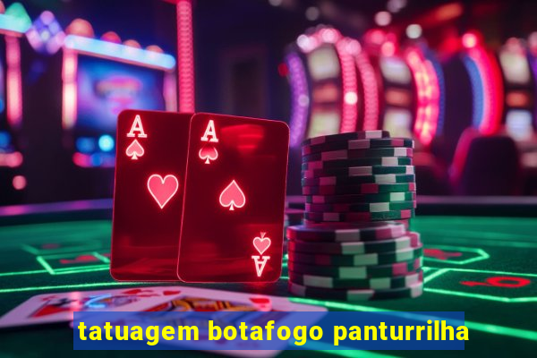 tatuagem botafogo panturrilha